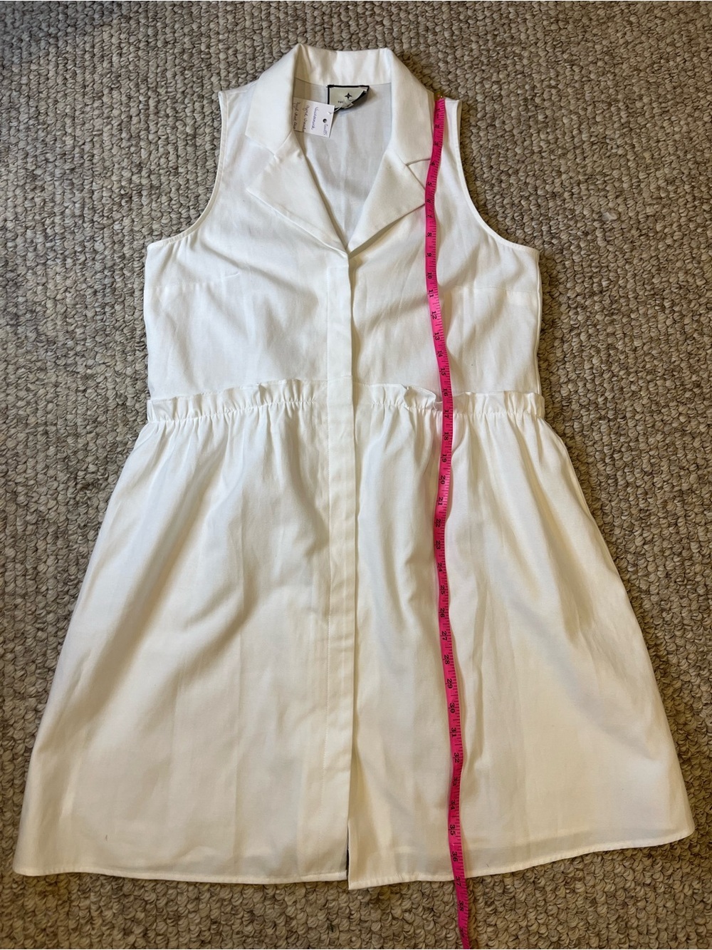 EUC Tuckernuck Oxford Sleeveless Shirt Dress- medium - Picture 5 of 6